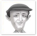 Don Bradman : Sports caricature