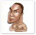 Mike Tyson : Sports caricature