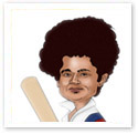 Sachin Tendulkar : Sports caricature