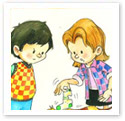 Friendship : Children Illustration
