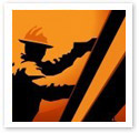 Sunset construction : Digital Illustration Sunset construction : Digital Illustration