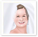 Smiling Bride : Wedding portrait